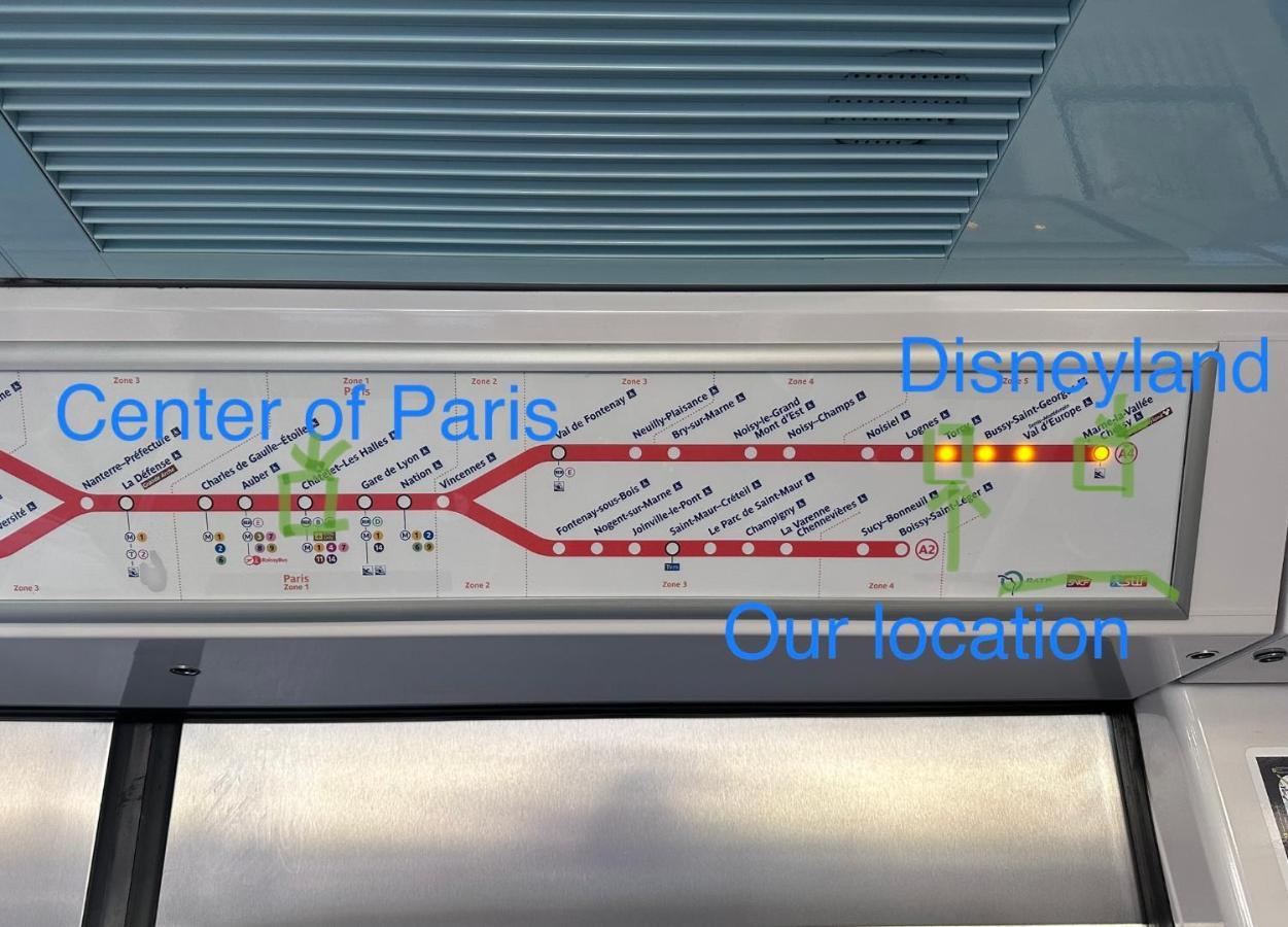 Modern Family Apartment 20Mins From Disney / 45Mins From Paris ローニュ エクステリア 写真